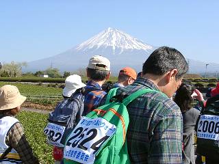 富士山を見ながら
