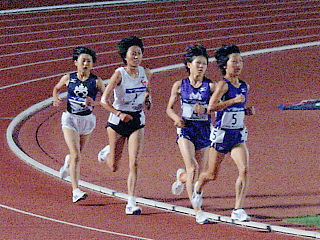 女子5000m 中盤の先頭集団