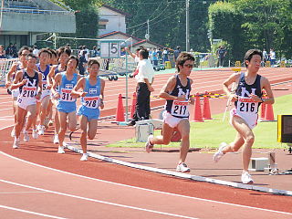 5000m(決勝) 3000m通過 日大勢2人が集団から抜け出す