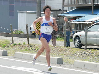 20km付近 トップは山田選手(日体大)
