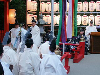 箱根神社での儀式