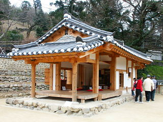 韓国の伝統建築を再現