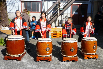 「上野南条太鼓」の演奏も行われる