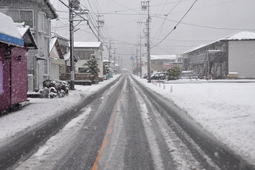 大雪に見舞われた松野地区